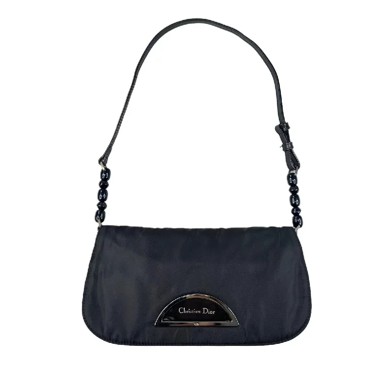 DIOR 1999 BLACK MALICE SHOULDER BAG