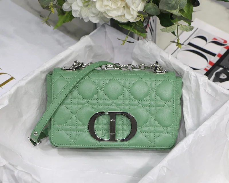 Christian Dior Small Caro Bag Green For Women