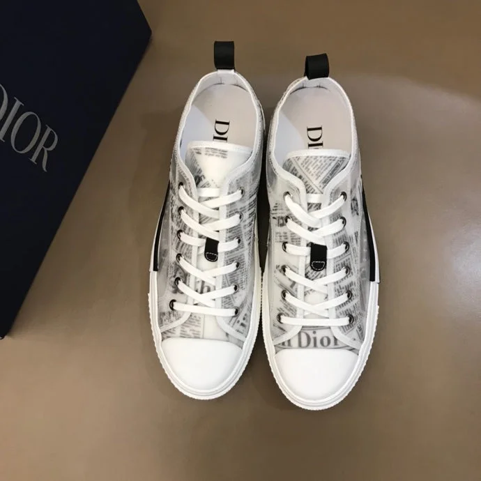 Christian Dior B23 Newspaper LOW-TOP SNEAKER