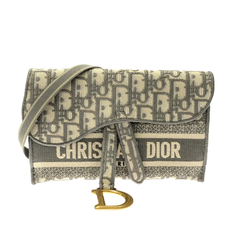 Dior Oblique Saddle Slim Belt Pouch (SHG-Klb07b)