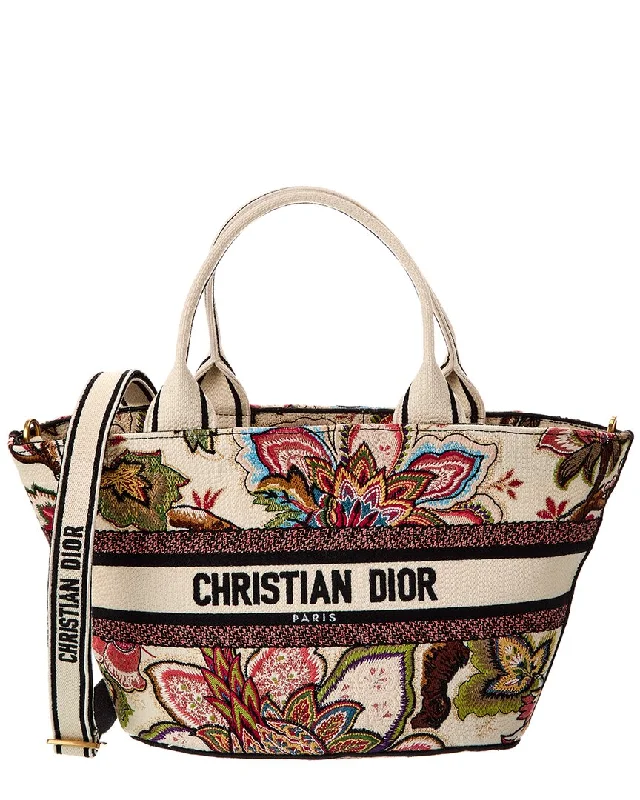 Dior Hat Canvas Basket Bag