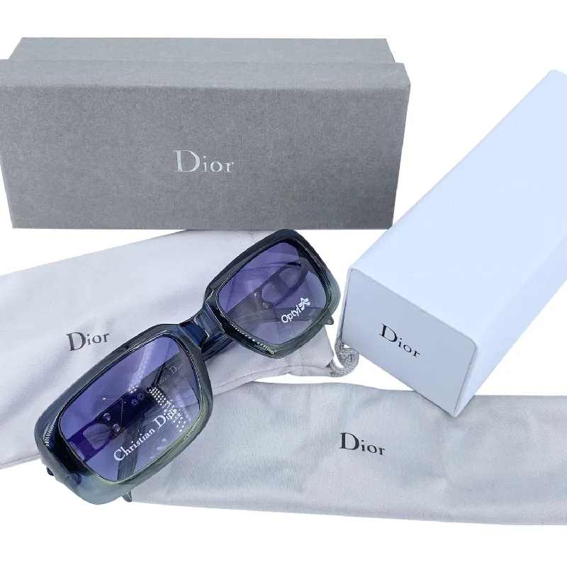 CHRISTIAN DIOR Vintage Blue Cour Carre 54Z Sunglasses 51/20 130Mm