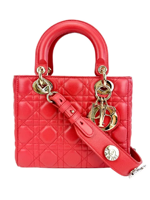 Christian Dior Small Red Lady Dior MyABCDior Bag