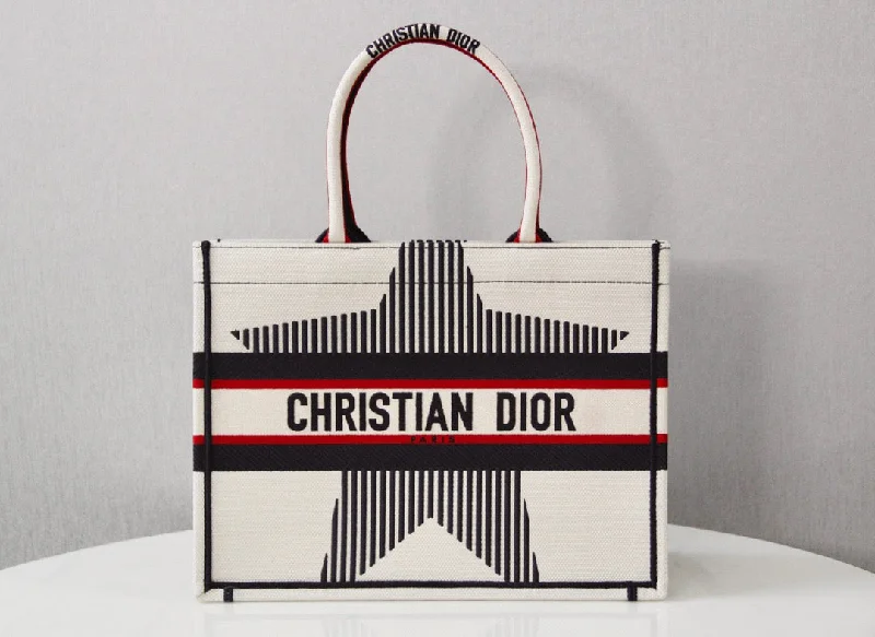 Christian Dior MeChristian Diorum Book Tote White, For Women,  Handbags 14in/36cm