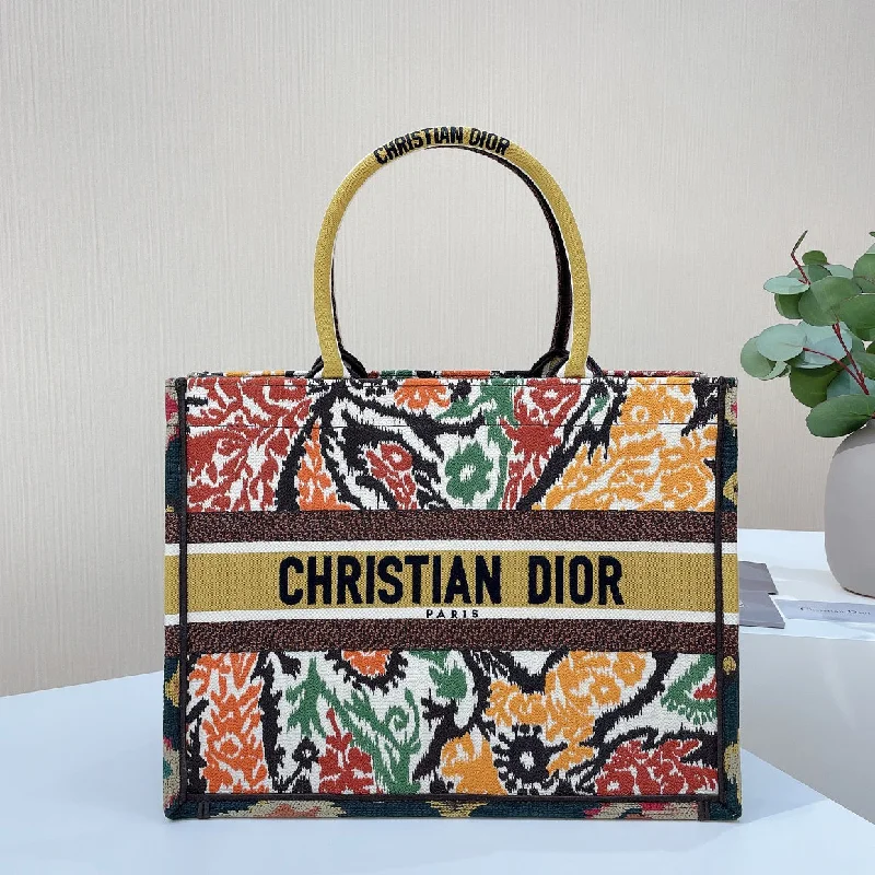 Christian Dior MeChristian Diorum Book Tote Yellow Multicolor , For Women,  Handbags 14in/36cm