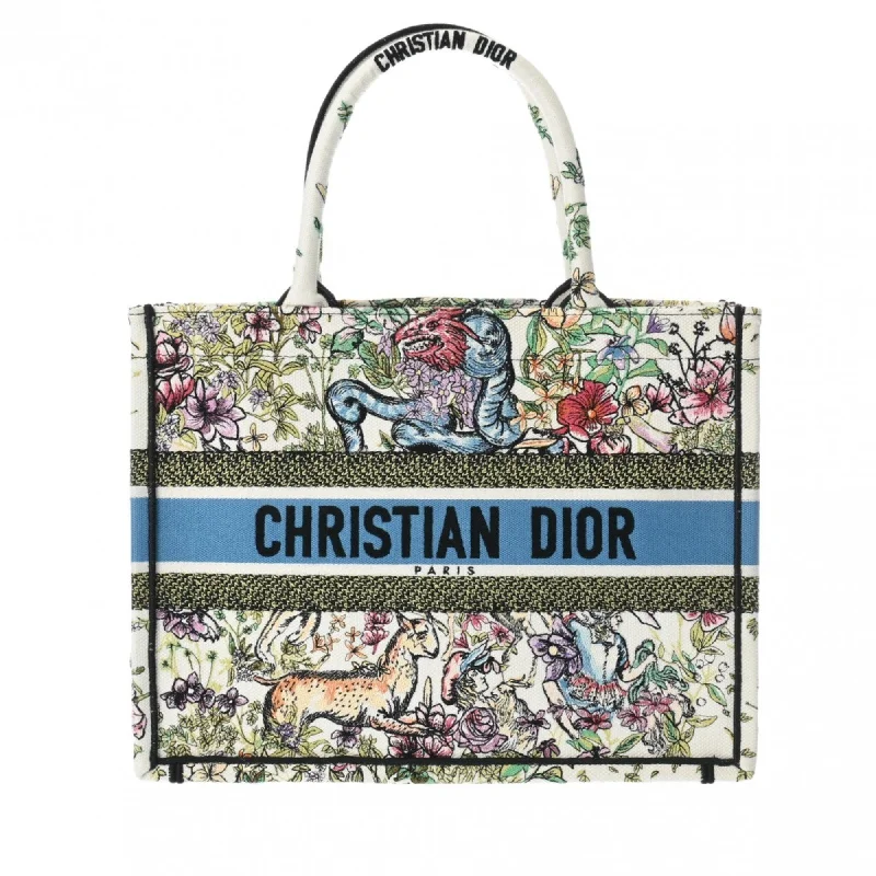 CHRISTIAN DIOR Christian Dior Book Tote Medium D Constellation White/Multicolor M1296ZRUV Women's Canvas Handbag