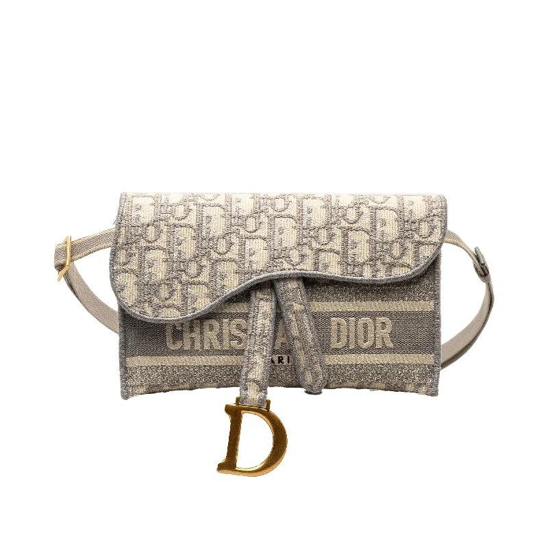 Dior Oblique Saddle Slim Belt Pouch (SHG-XFaEWA)