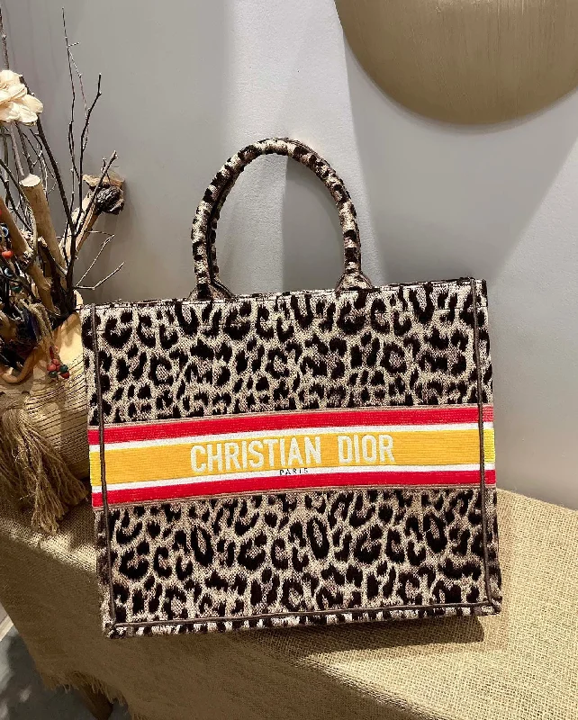 Christian Dior Large Book Tote Begie Multicolor Handbags