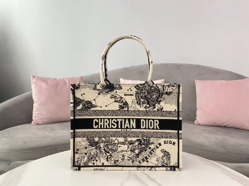 Christian Dior MeChristian Diorum Book Tote White