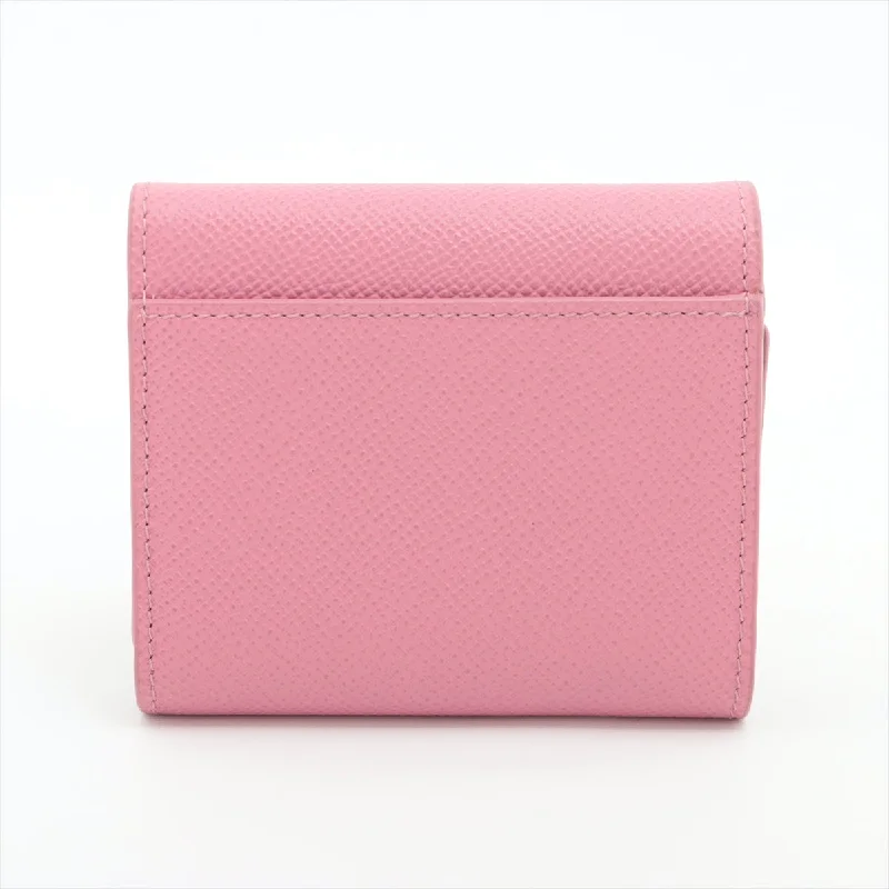 Dior Montaigne Leather Wallet Pink