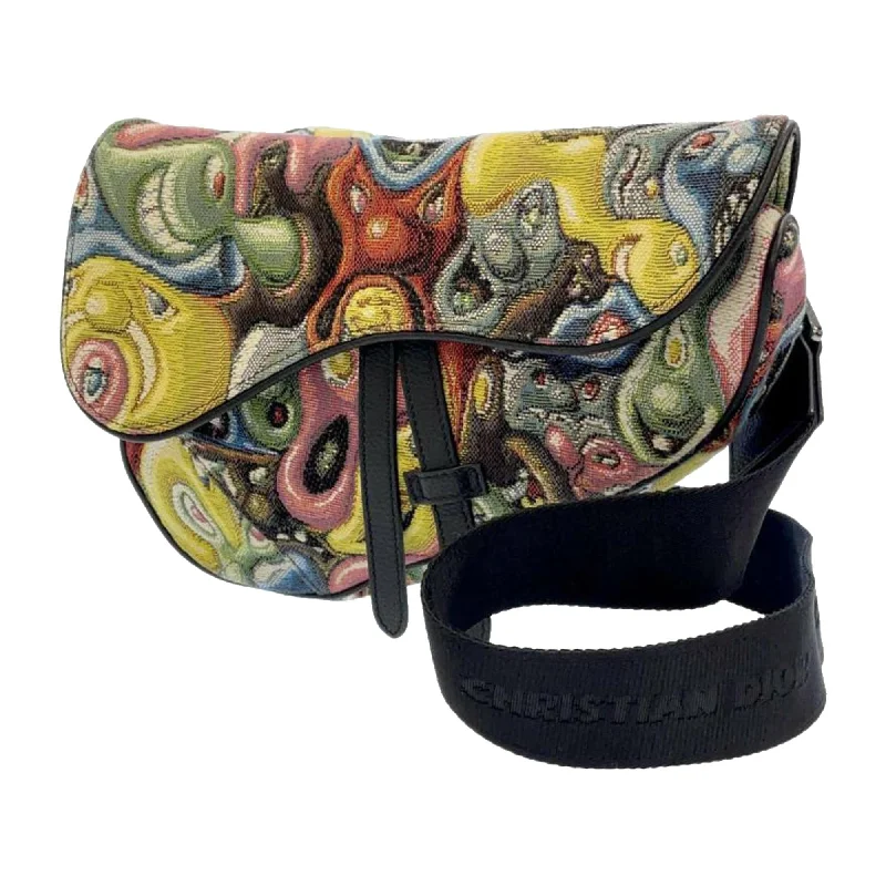 Dior x Kenny Scharf Saddle Crossbody (SHG-Ey7Ge2)