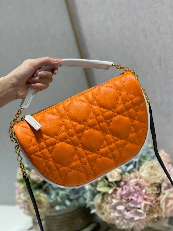 Christian Dior MeChristian Diorum Vibe Hobo Bag, Orange Handbags, Crossbody Bags, 30cm