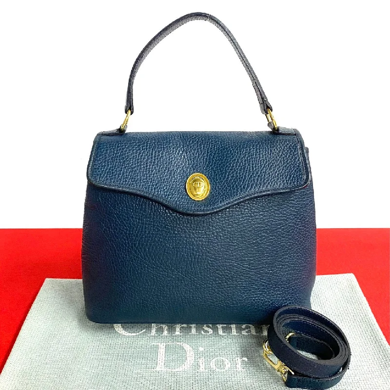 Dior Shoulder Bag leather Navy