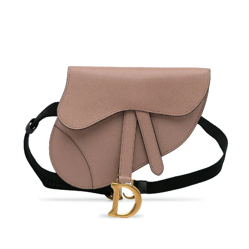 Dior Leather Saddle Belt Bag (SHG-spaaI5)