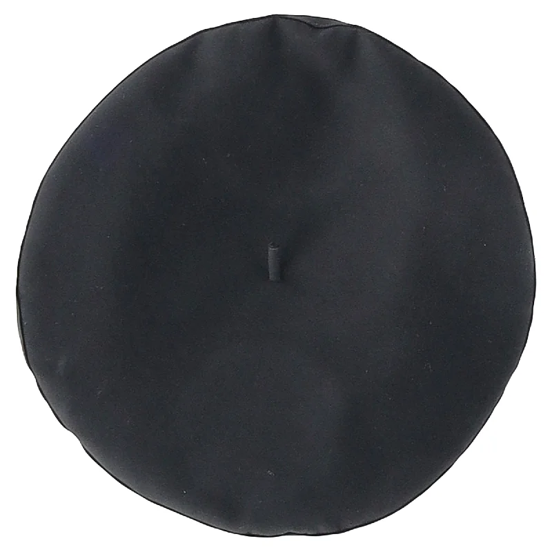 Dior Arty Oblique with Ribbon Beret Hat in Black Polyester