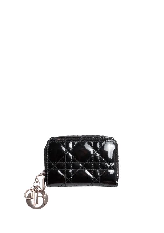 LADY DIOR ZIP AROUND WALLET