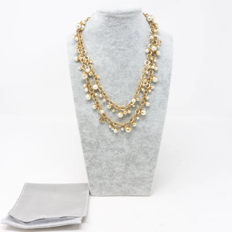 Mise En Dior Pearl Necklace