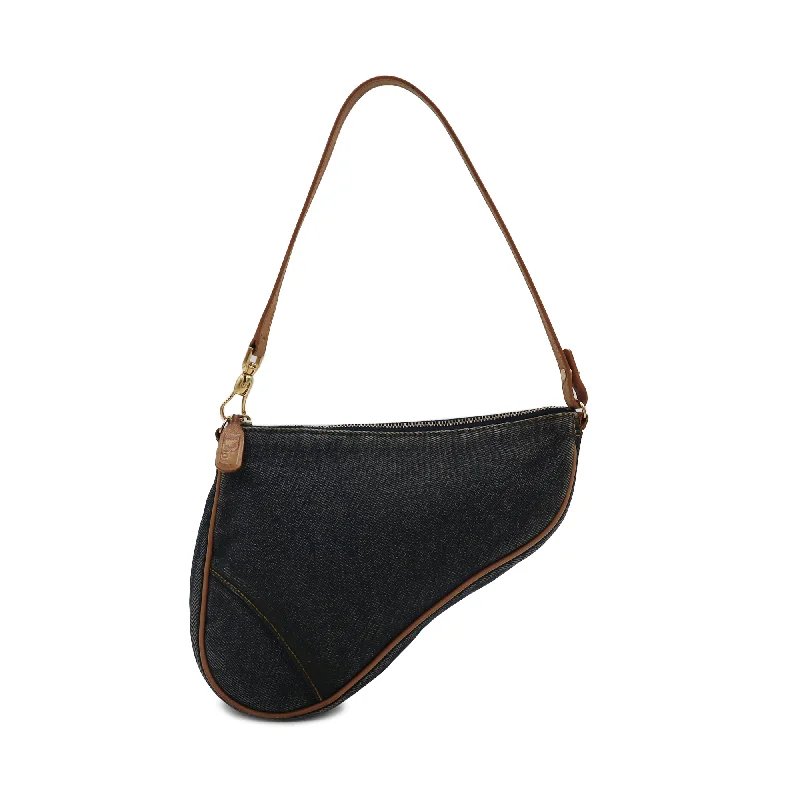 Dior Denim Saddle Mini Shoulder Bag