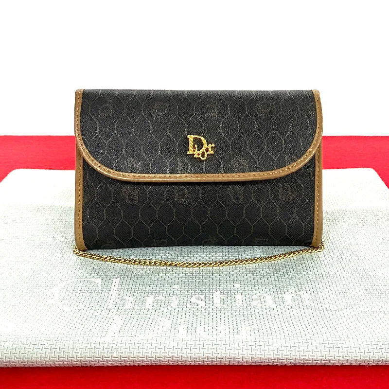 Dior Shoulder Bag PVC Brown