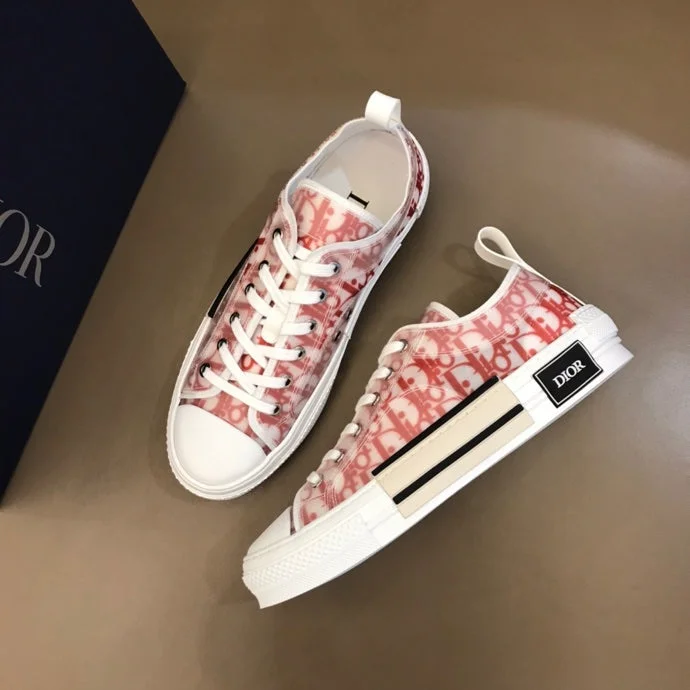 Christian Dior B23 Red Oblique LOW-TOP SNEAKER