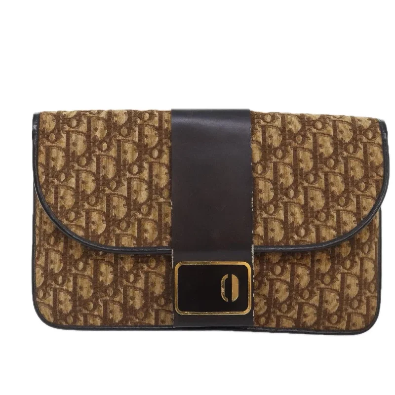 Dior Trotter  Canvas Clutch Bag (Pre-Owned)