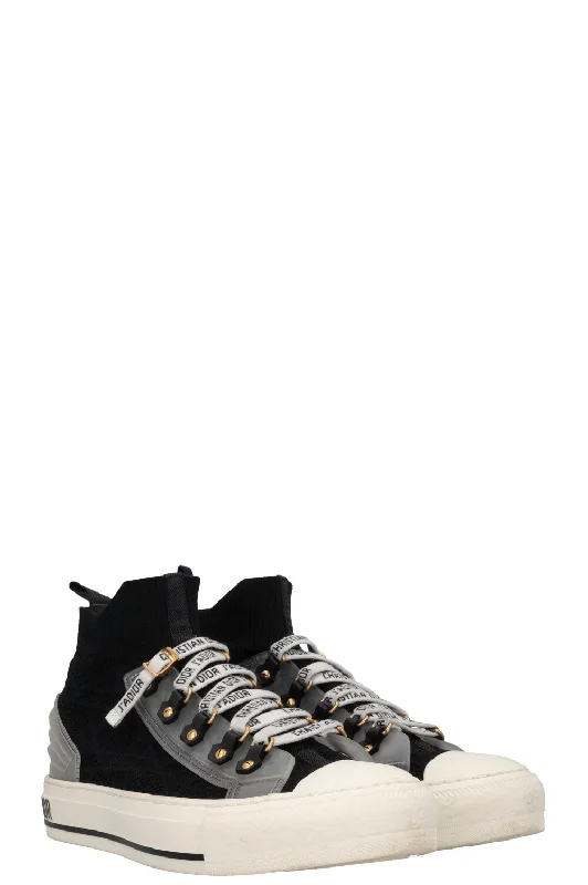 CHRISTIAN DIOR Walk'N'Dior Sneakers Black Mesh Rubber