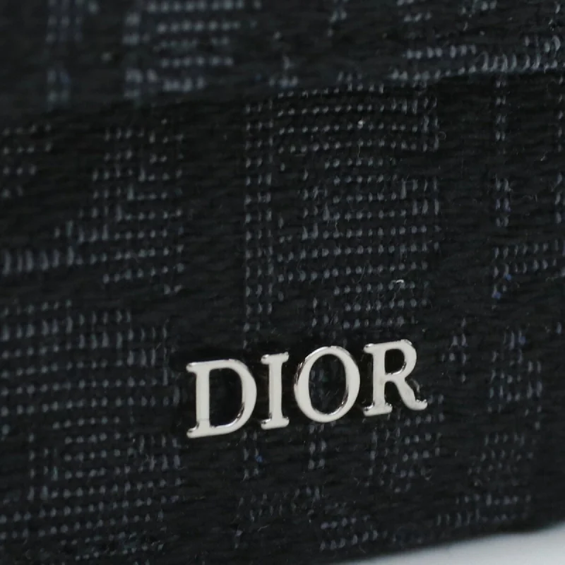 CHRISTIAN DIOR Dior 2OBBC110 Trifold Wallet Black Men's