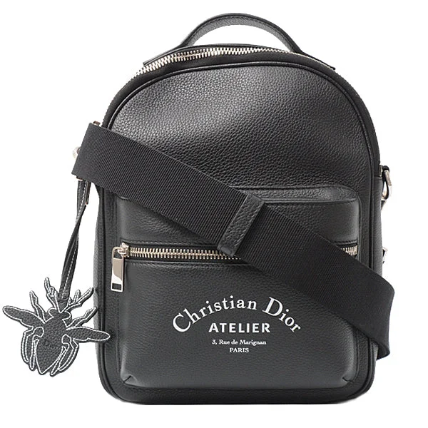 Christian Dior Men's Atelier 2WAY Shoulder Bag Black