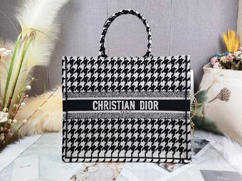 Christian Dior Large Book Tote Black Handbags