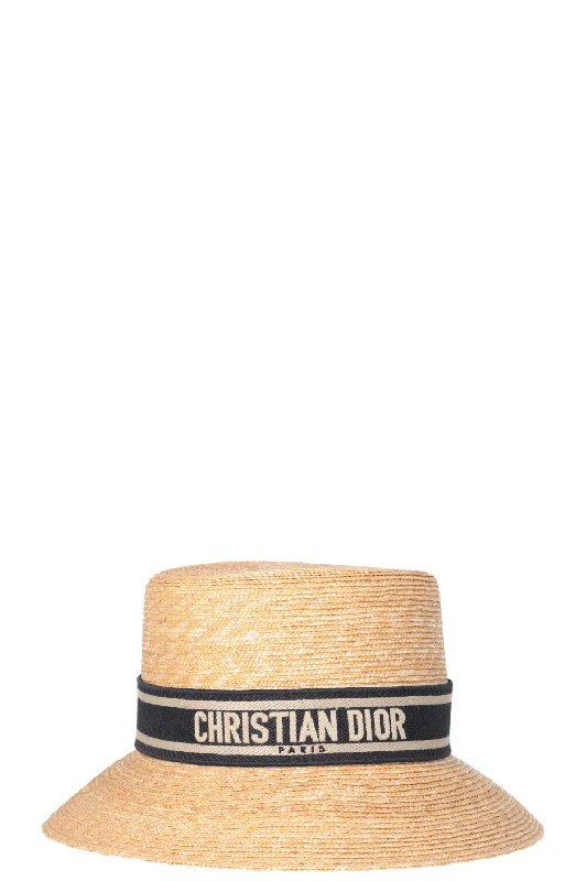 CHRISTIAN DIOR Diorresort Hat Raffia