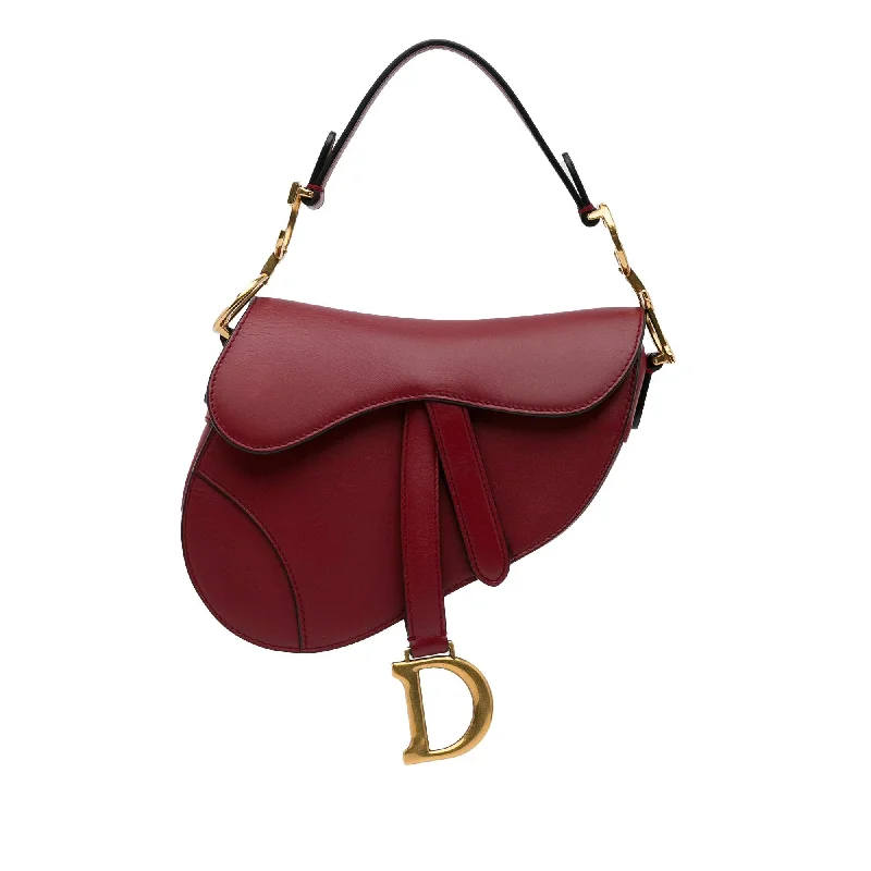 Dior Mini Leather Saddle Bag (SHG-1hjBOQ)