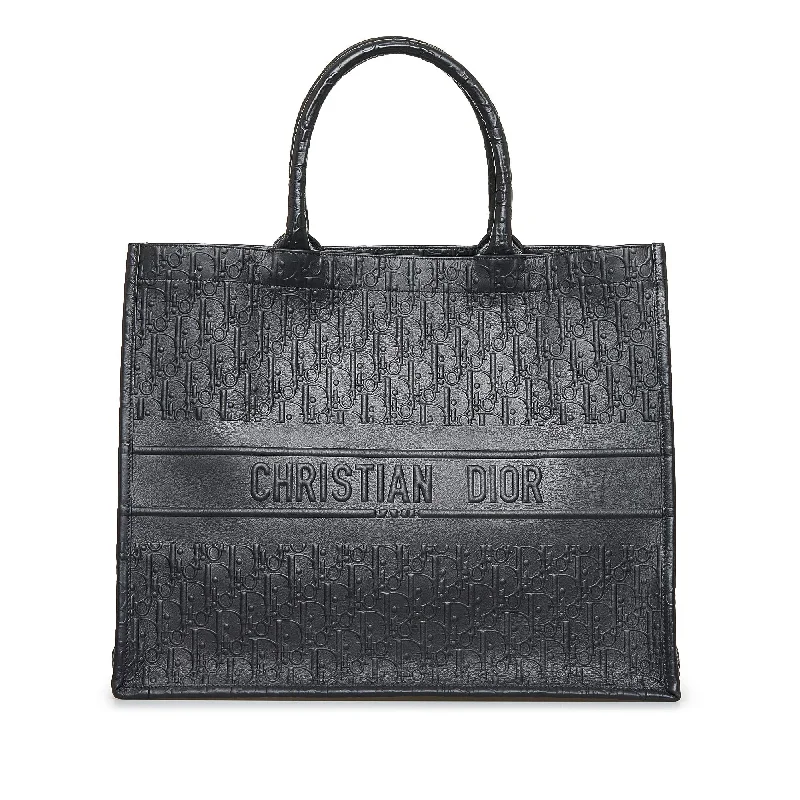 Dior Oblique Embossed Book Tote (SHG-BeWW1a)