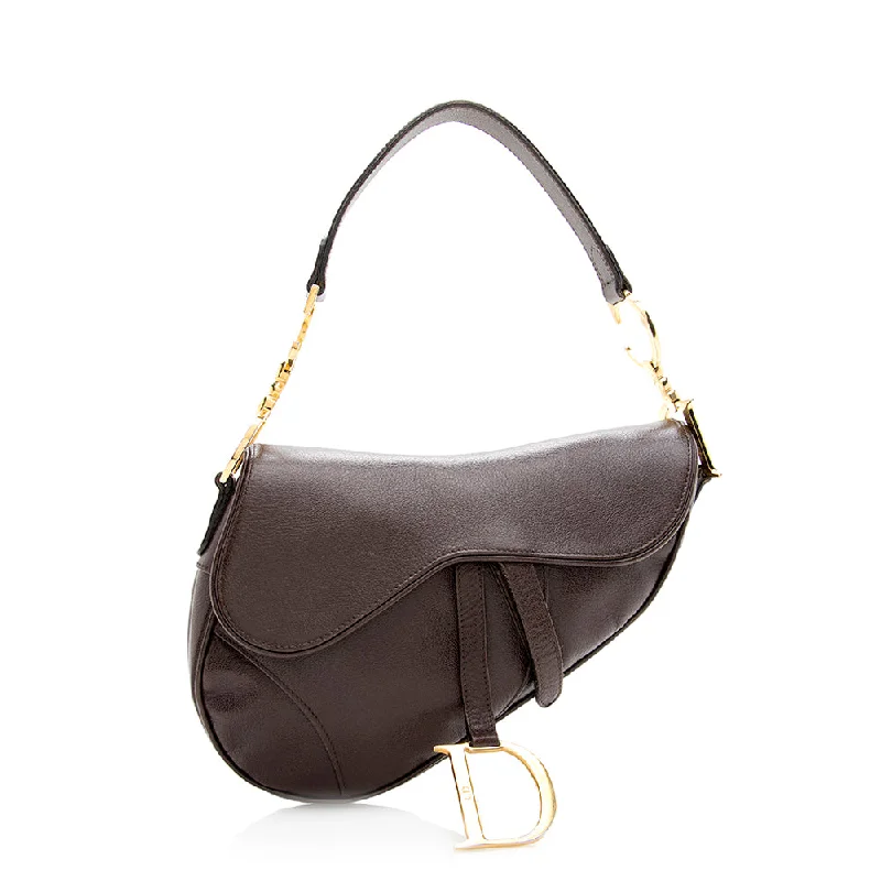 Dior Vintage Leather Saddle Bag (SHF-19036)