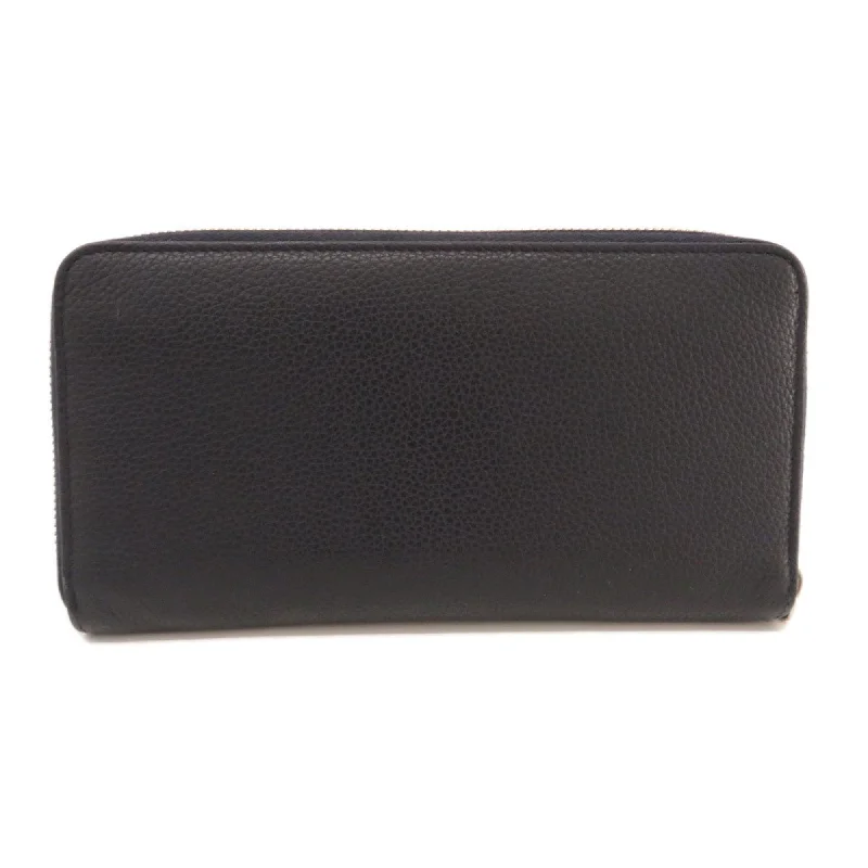 CHRISTIAN DIOR Long Wallet Leather Ladies