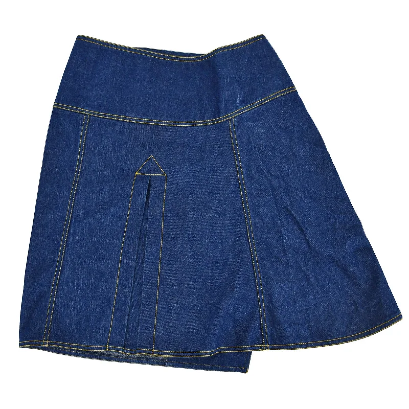 Christian Dior Skirt Blue Denim #38