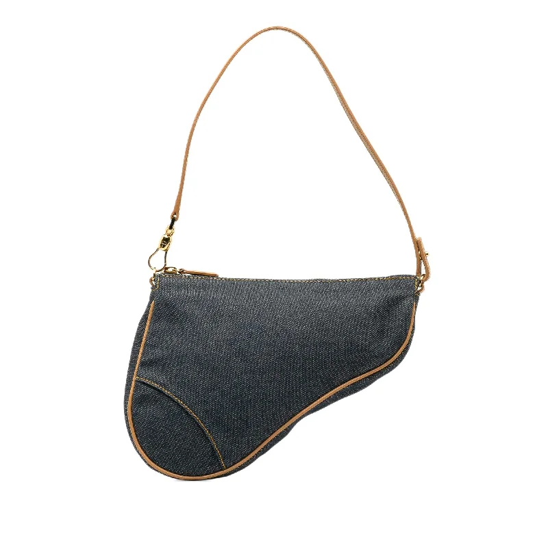 Dior Denim Saddle Pochette (SHG-LLIv5u)